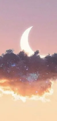 Cloud Sky Moon Live Wallpaper