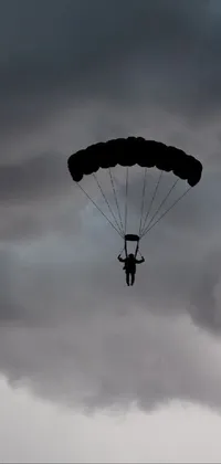 Cloud Sky Parachute Live Wallpaper