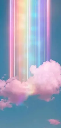 Cloud Sky Pink Live Wallpaper - free download