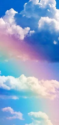 Cloud Sky Rainbow Live Wallpaper