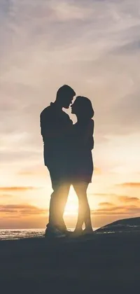This stunning phone live wallpaper is perfect for those who seek romance and natural beauty