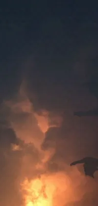 Cloud Sky Sunset Live Wallpaper