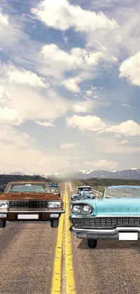 cars on the road Live Wallpaper