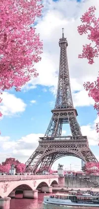 Bring Parisian allure to your phone screen with this enchanting live wallpaper