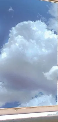 Cloud Sky White Live Wallpaper
