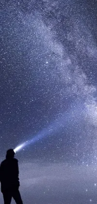 Enjoy the beauty of the cosmos with this stunning live wallpaper for your phone