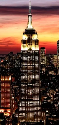 This Empire State Building Live Wallpaper features stunning visuals captured in 4K