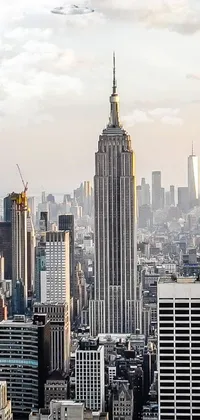 Get a stunning live wallpaper for your smartphone featuring the magnificent New York City skyline