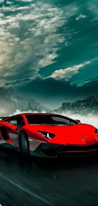 Lamborghini (Red) Live Wallpaper
