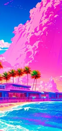 Synthwave Vaporwave 4k live wallpaper - Download