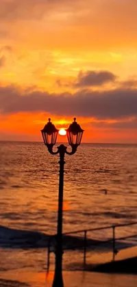 Bring the romantic vibes to your phone screen with this street light live wallpaper
