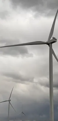 Cloud Windmill Sky Live Wallpaper