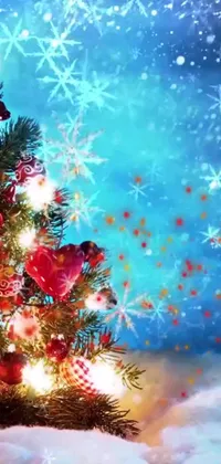 Colorful Christmas Christmas Tree Live Wallpaper