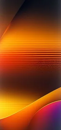 Colorfulness Amber Orange Live Wallpaper