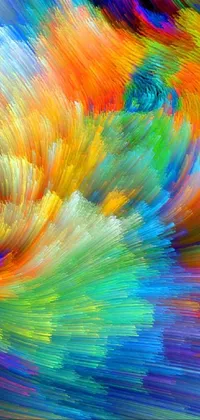 Colorfulness Art Paint Azure Live Wallpaper