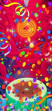 confetti cake Live Wallpaper