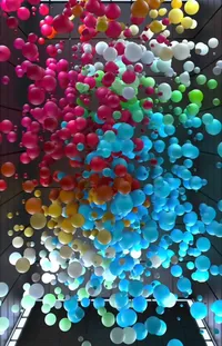 Colorfulness Balloon Plant Live Wallpaper