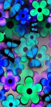Colorfulness Blue Arthropod Live Wallpaper