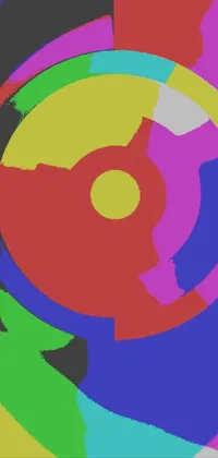 Colorfulness Circle Font Live Wallpaper