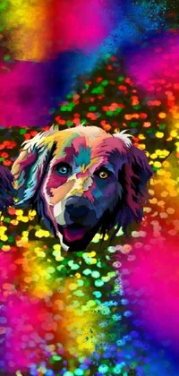 Colorfulness Dog Carnivore Live Wallpaper