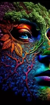 Colorfulness Eye Organism Live Wallpaper