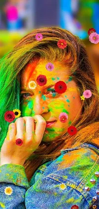 Colorfulness Eyelash Happy Live Wallpaper