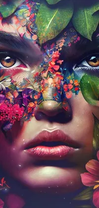 Colorfulness Facial Expression Green Live Wallpaper