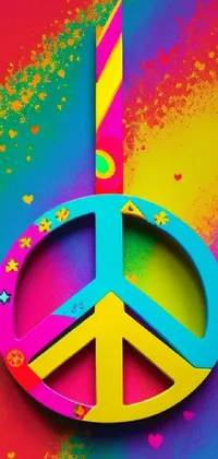 Colorfulness Font Peace Symbols Live Wallpaper