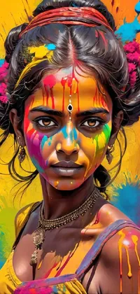 Colorfulness Hairstyle Eyebrow Live Wallpaper