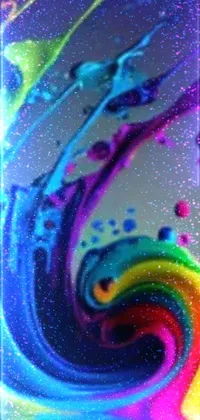 Colorfulness Light Art Paint Live Wallpaper