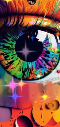 Colorfulness Light Eyelash Live Wallpaper