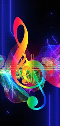 Get ready to experience a vibrant music note live wallpaper for your phone