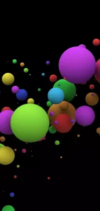 Colorfulness Lighting Balloon Live Wallpaper