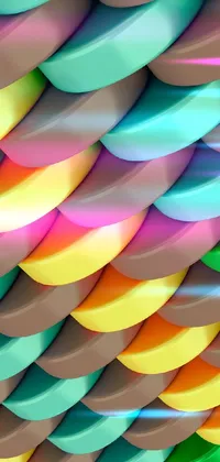 Colorfulness Line Material Property Live Wallpaper