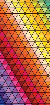 Colorfulness Line Triangle Live Wallpaper