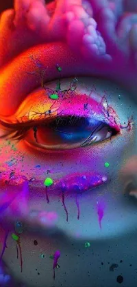 Colorfulness Liquid Eyebrow Live Wallpaper