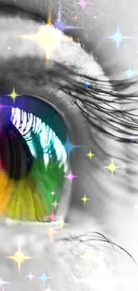 Colorfulness Liquid Eyelash Live Wallpaper