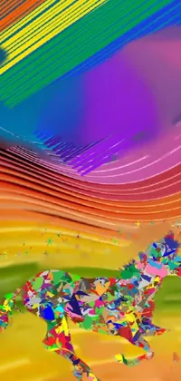 Colorfulness Liquid Line Live Wallpaper