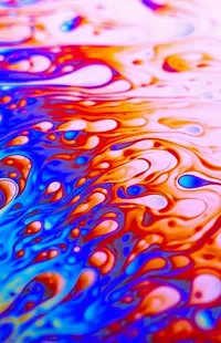 Colorfulness Liquid Paint Live Wallpaper