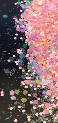 Colorfulness Liquid Pink Live Wallpaper