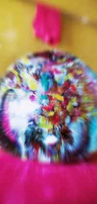 Colorfulness Magenta Circle Live Wallpaper