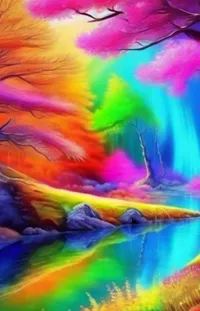 Colorfulness Nature Paint Live Wallpaper