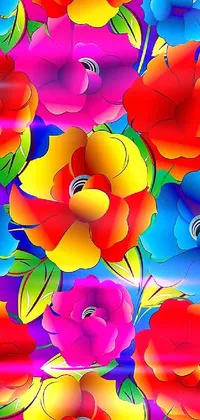 Colorfulness Petal Art Live Wallpaper