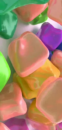 Colorfulness Pink Candy Live Wallpaper