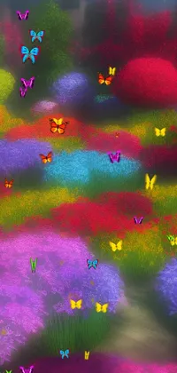 Colorfulness Plant Purple Live Wallpaper