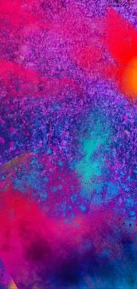 Colorfulness Purple Azure Live Wallpaper
