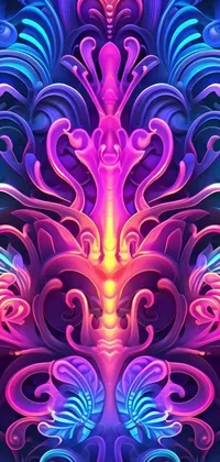 Colorfulness Purple Light Live Wallpaper