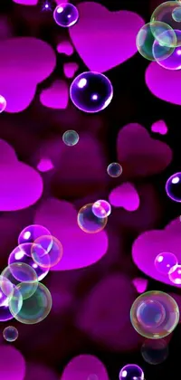 Colorfulness Purple Water Live Wallpaper