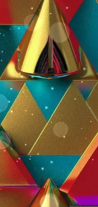 Colorfulness Rectangle Triangle Live Wallpaper