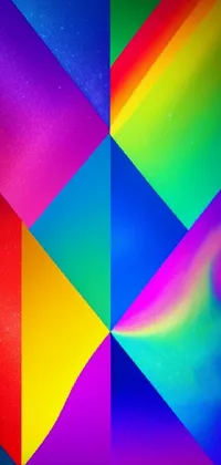 Colorfulness Rectangle Triangle Live Wallpaper